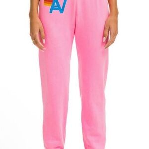 Aviator Nation Neon Pink Sweatpants - never worn